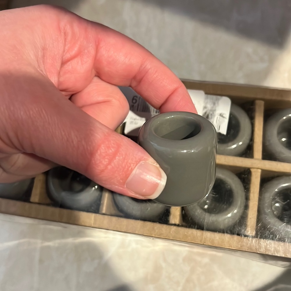 NIB 10pc Ceramic mini Sake Cups